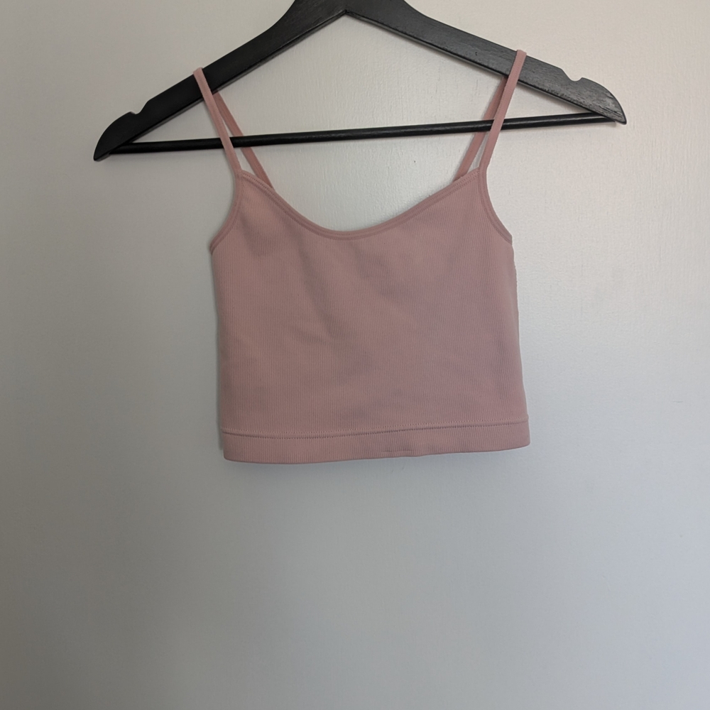 Garage Pink Fitted Cami Top
